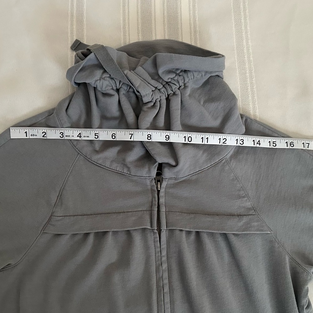 LOFT Slate Ruched Sleeve Jacket - Picture 6 of 16